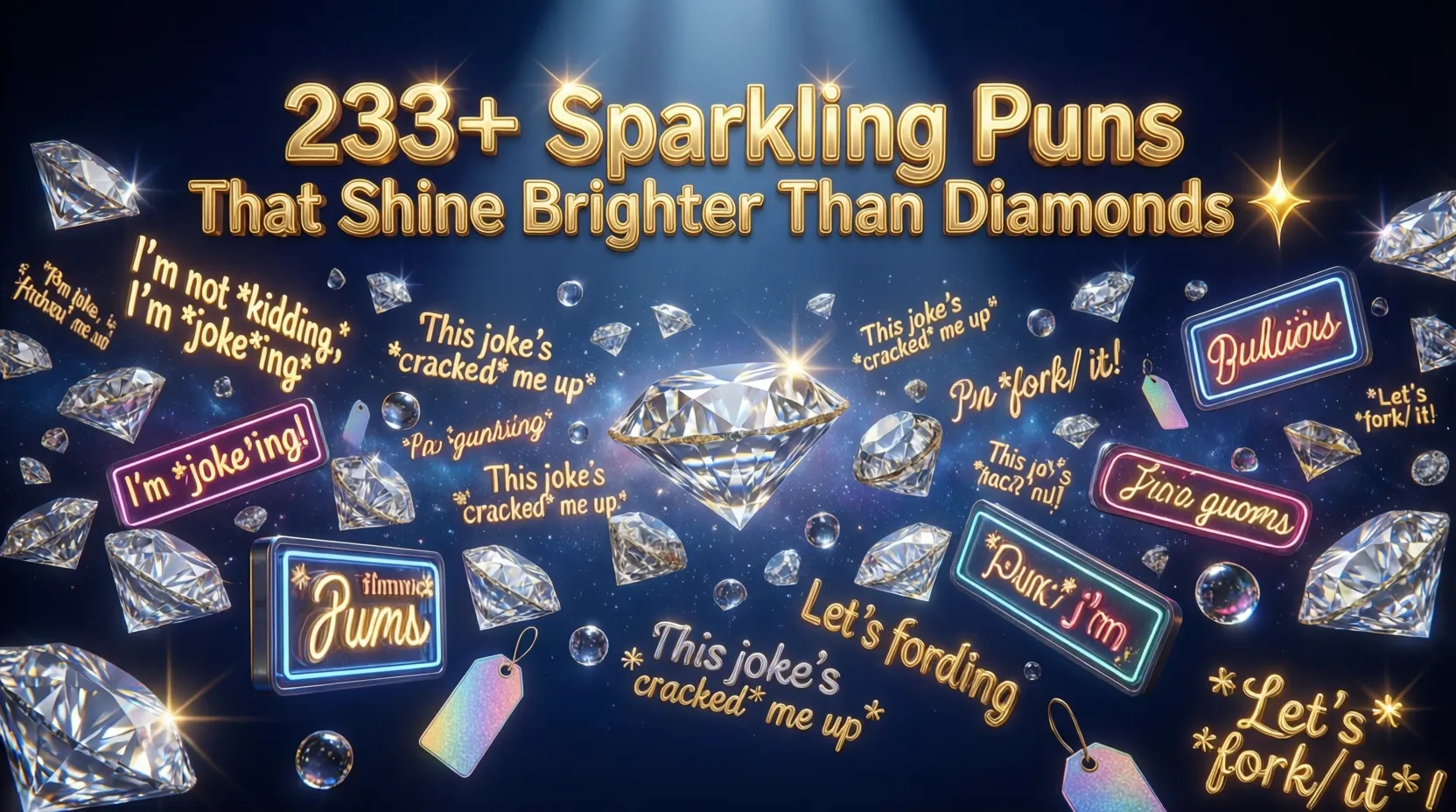 You are currently viewing 233+Sparkling Puns That Shine Brighter Than Diamonds ✨