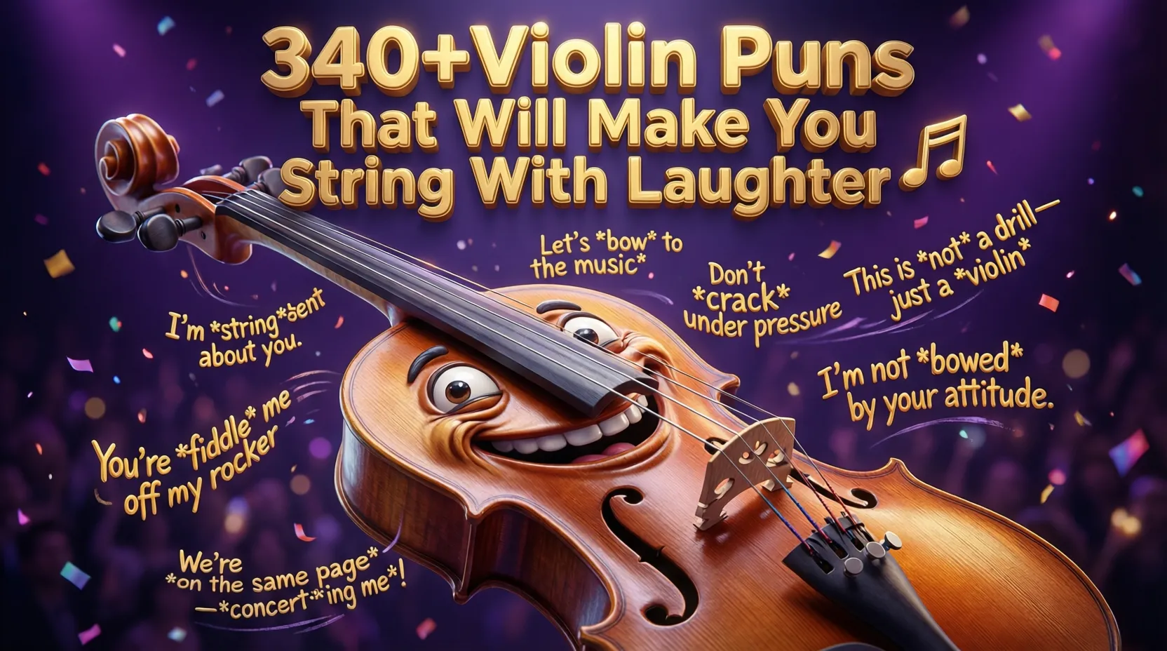 You are currently viewing 340+Violin Puns That Will Make You String With Laughter 🎶