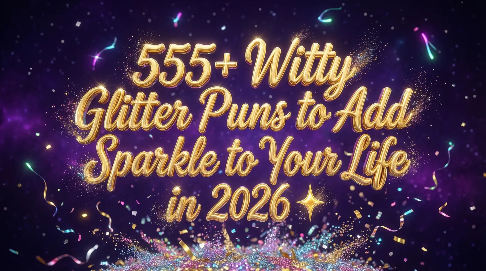 Read more about the article 555+ Witty Glitter Puns to Add Sparkle to Your Life in 2026 ✨