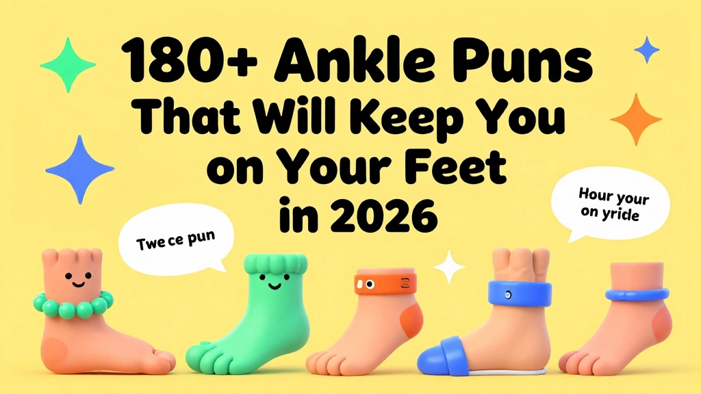 Read more about the article 180+ Ankle Puns That Will Keep You on Your Feet in 2026 🦶😂✨