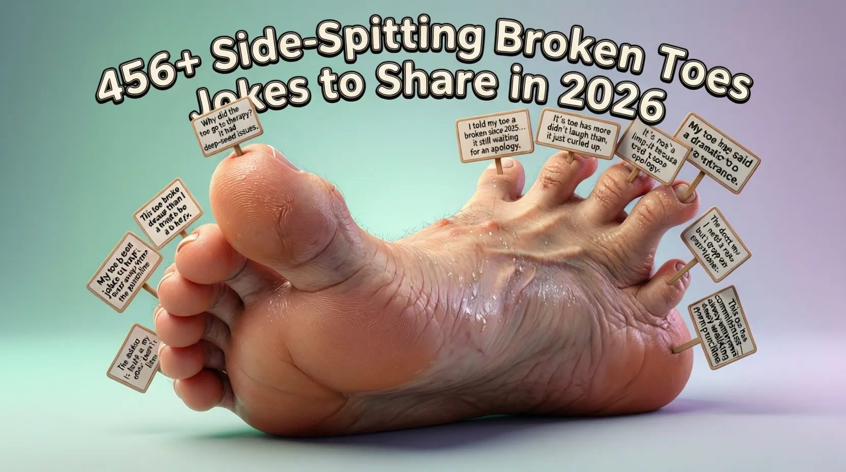 You are currently viewing 456+ Side-Splitting Broken Toes Jokes to Share in 2026 😂🦶