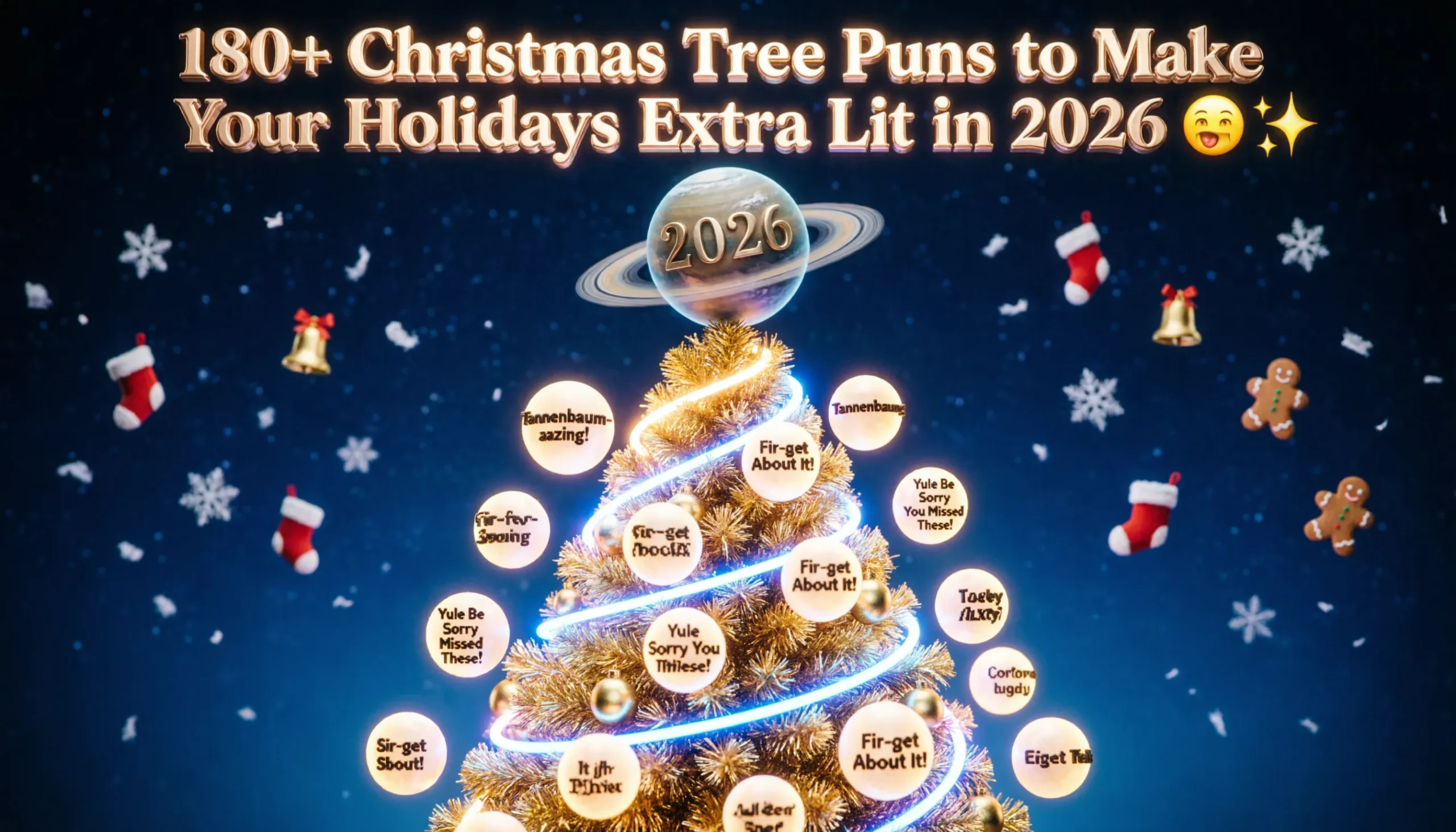 You are currently viewing 180+ Christmas Tree Puns to Make Your Holidays Extra Lit in 2026 😂✨