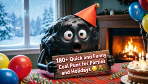Read more about the article 180+ Quick and Funny Coal Puns for Parties and Holidays 😂🎉
