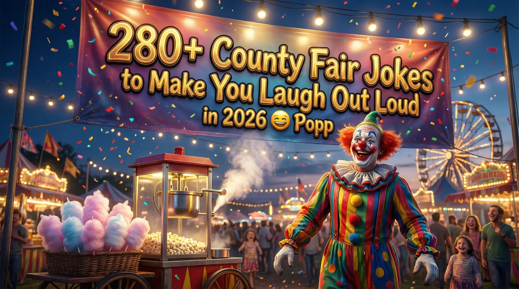 You are currently viewing 280+County Fair Jokes to Make You Laugh Out Loud in 2026 🤡🍿