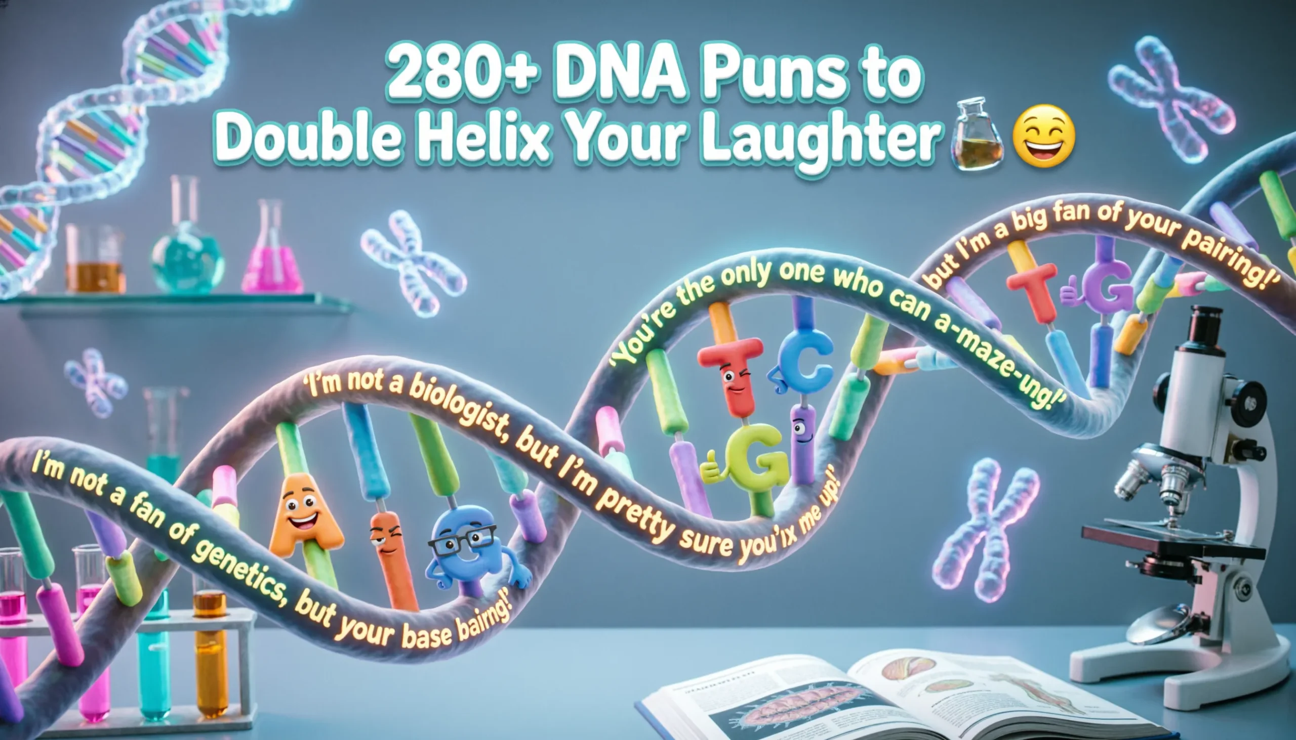 You are currently viewing 280+ DNA Puns to Double Helix Your Laughter 🧬😂 | 2026