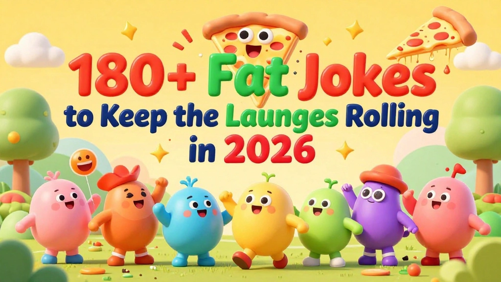 You are currently viewing 180+ Fat Jokes to Keep the Laughs Rolling in 2026 😂🍕✨
