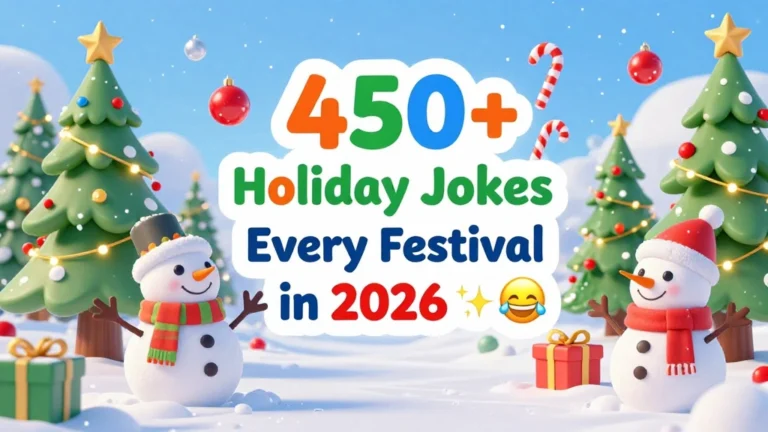 450+ Holiday Jokes to Light Up Every Festival in 2026 ✨😂