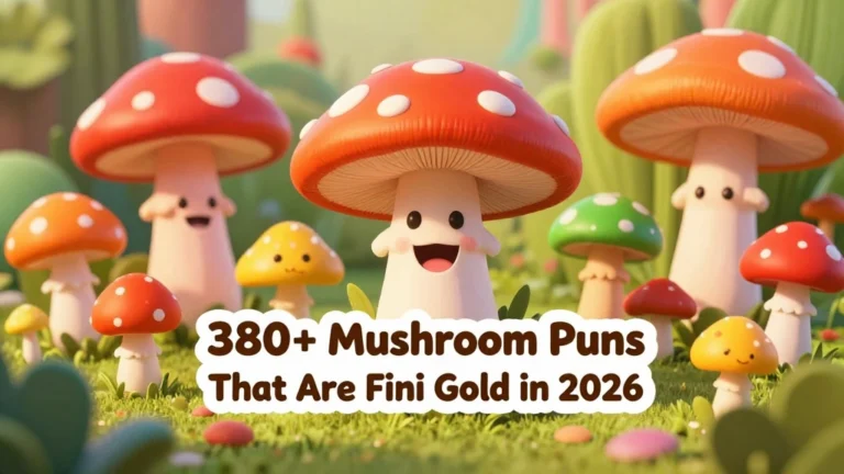 380+ Mushroom Puns That Are Fungi Gold in 2026 🍄