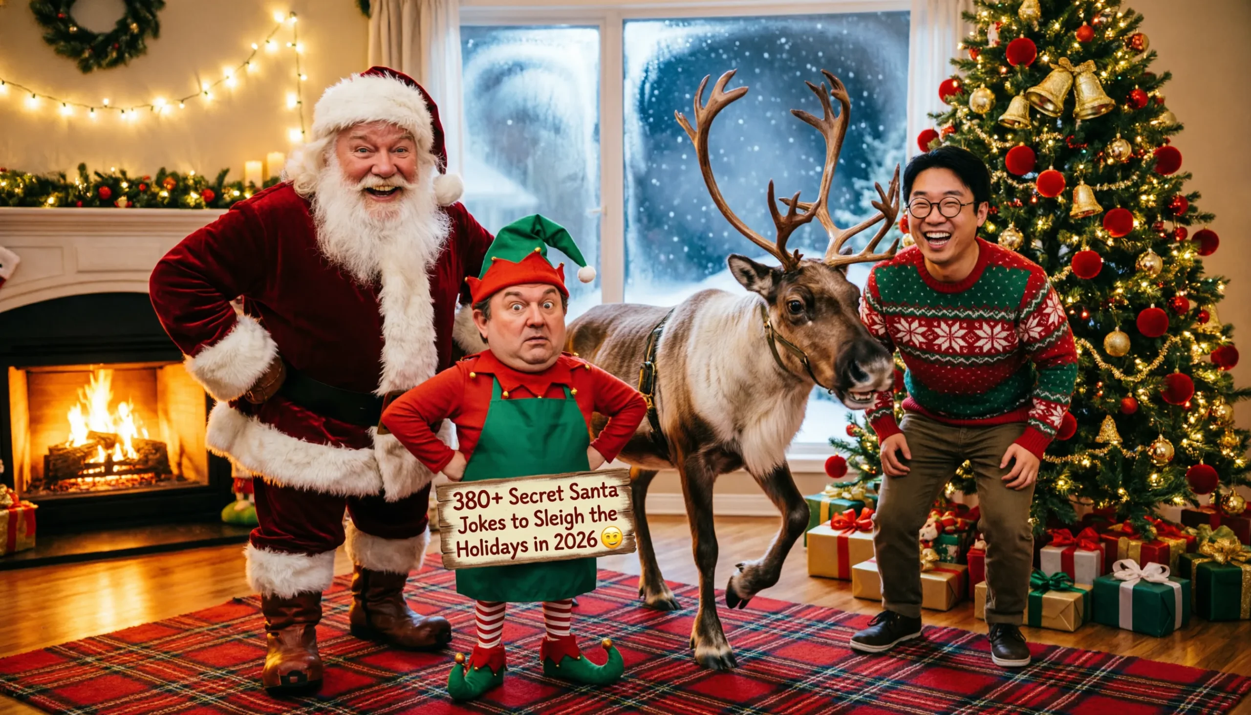 You are currently viewing 380+ Secret Santa Jokes to Sleigh the Holidays in 2026 😂🎅