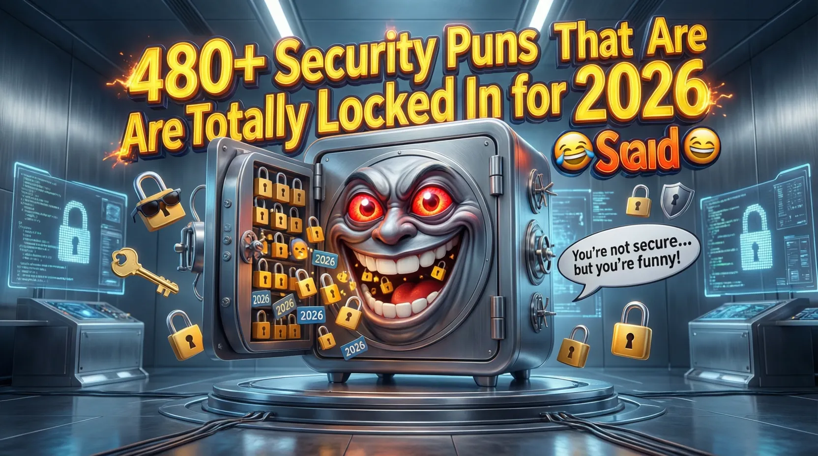 You are currently viewing 480+Security Puns That Are Totally Locked In for 2026 😂🛡️
