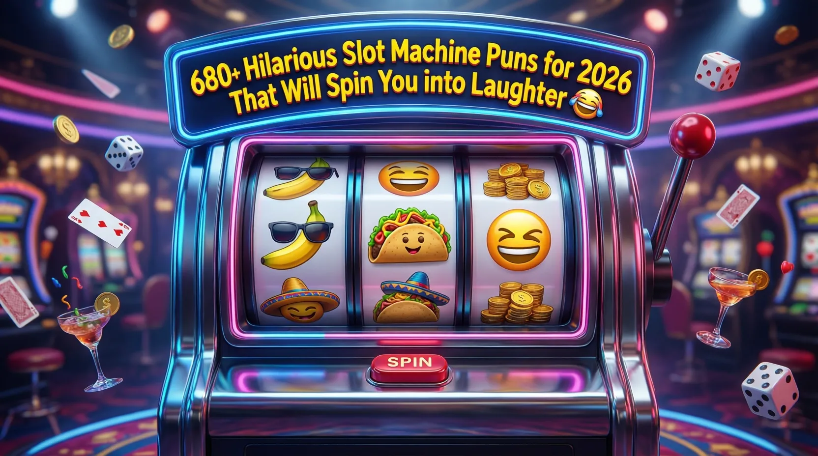 You are currently viewing 680+ Hilarious Slot Machine Puns for 2026 That Will Spin You into Laughter 🎉