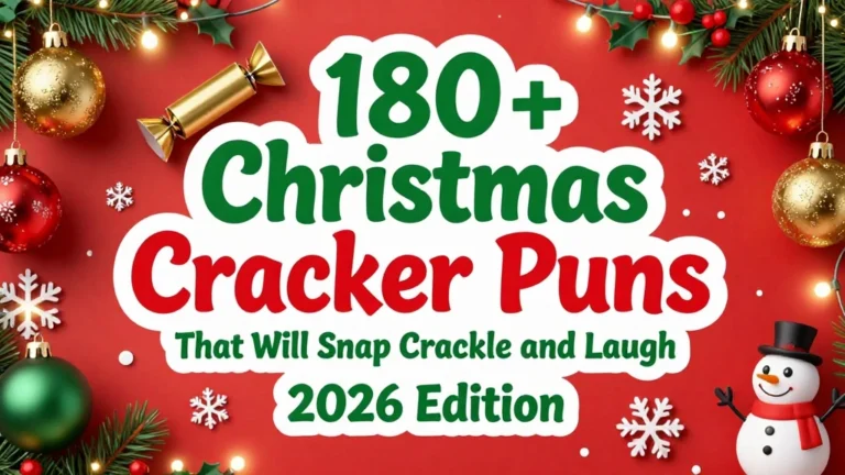 180+ Christmas Cracker Puns That Will Snap Crackle and Laugh 🎉 2026 Edition