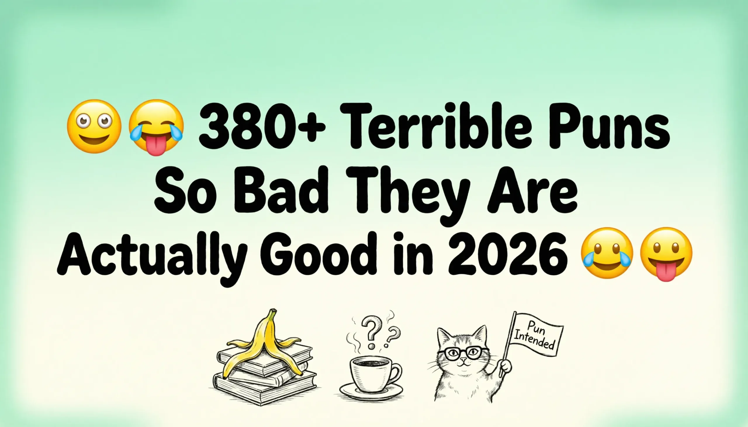 You are currently viewing 😬😂 380+ Terrible Puns So Bad They Are Actually Good in 2026 😂😬