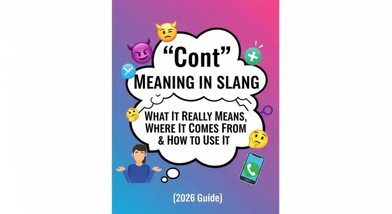 Cont” Meaning in Slang