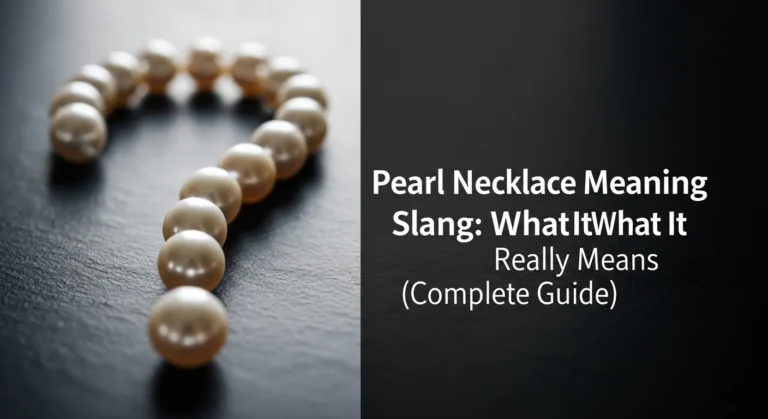 Pearl Necklace Meaning Slang
