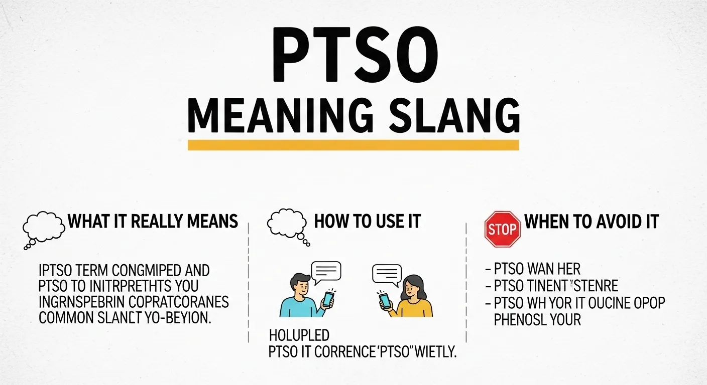 PTSO Meaning Slang
