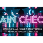 Rain Check Meaning Slang