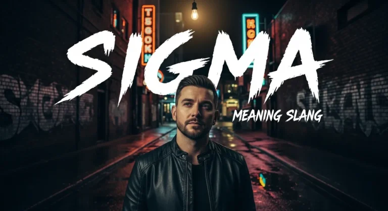 Sigma Meaning Slang