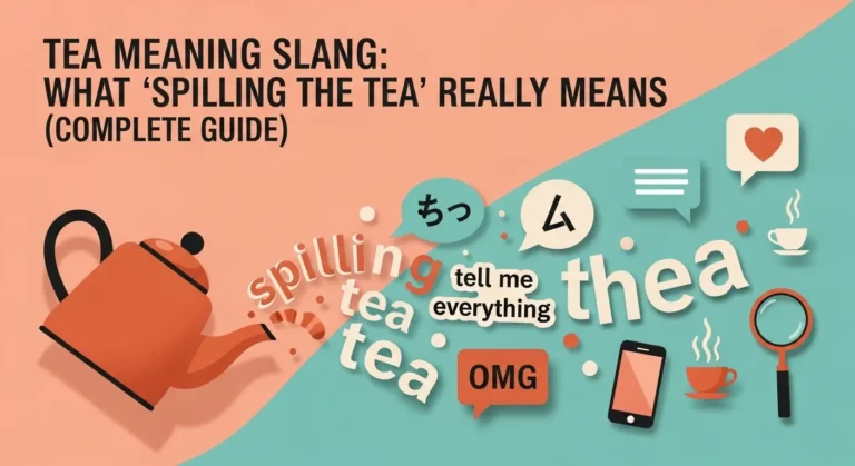 Tea Meaning Slang