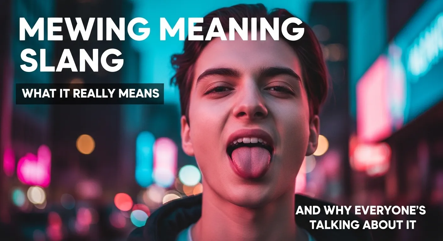 Mewing Meaning Slang