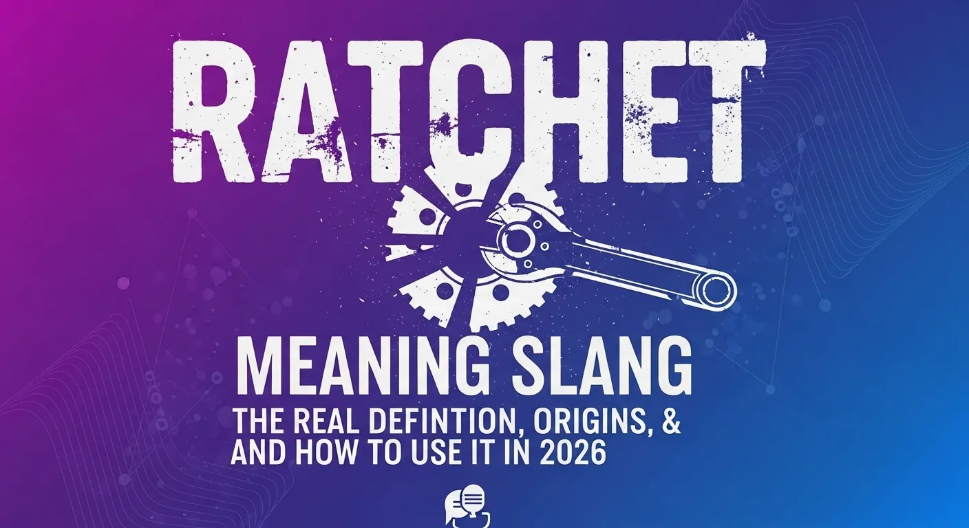 Ratchet Meaning Slang