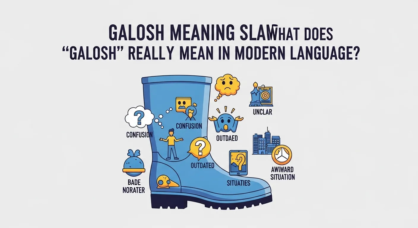 Galosh Meaning Slang
